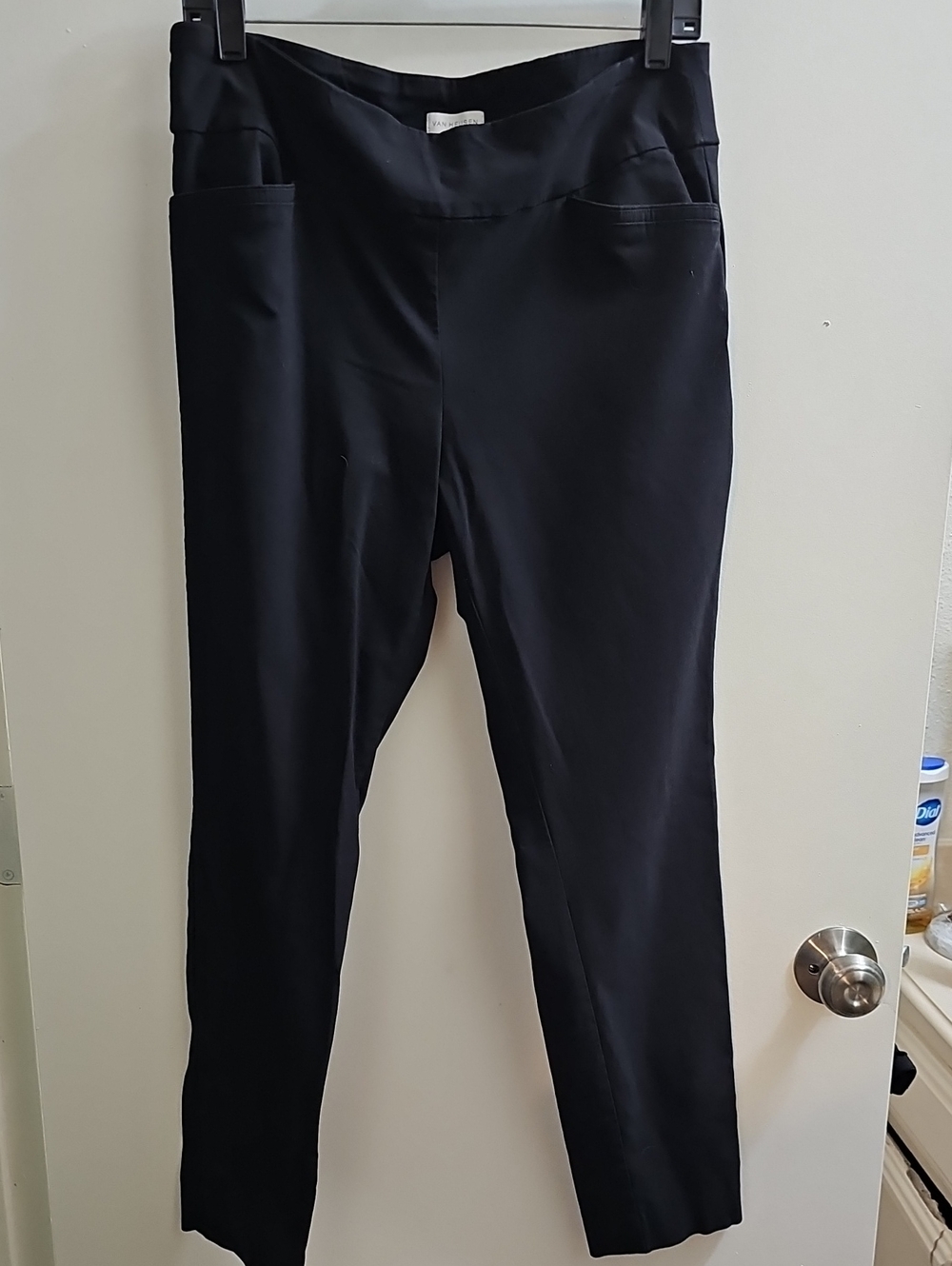 Van Heusen Black Skinny Pull-On Pants